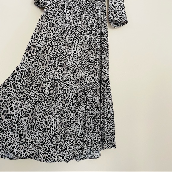 A New Day Tiered Midi Cheetah Print Dress - Picture 11 of 11